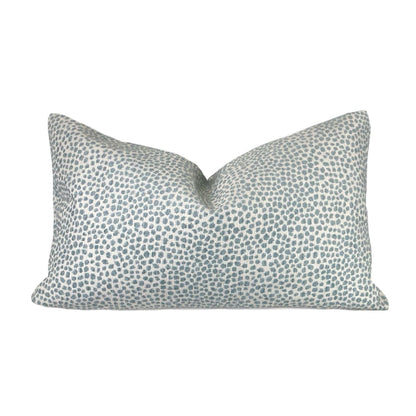 Harper Mineral Green Chenille Dots Pillow Cover - Aloriam