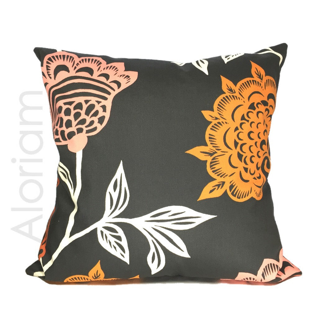 Thomas Paul Garden Court Floral Pillow Cover by Aloriam