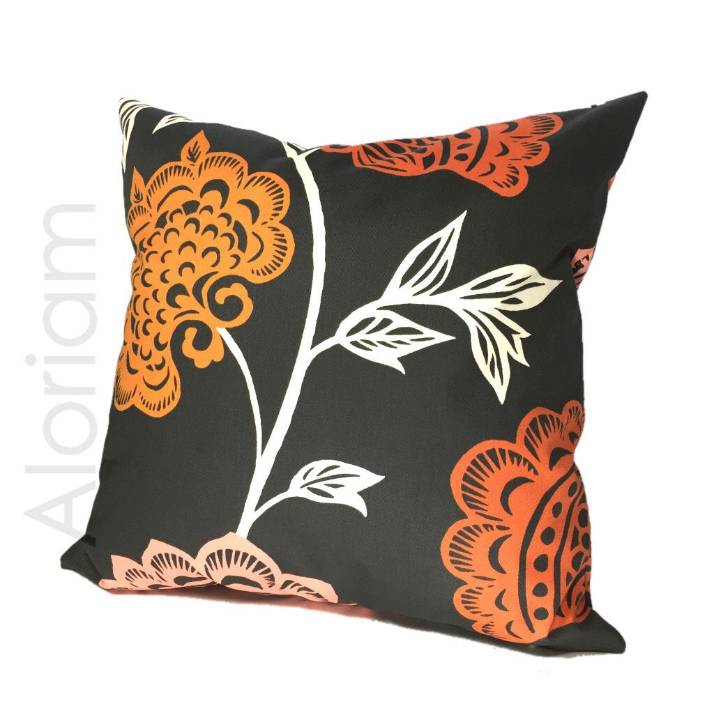 Thomas Paul Garden Court Floral Pillow Cover by Aloriam