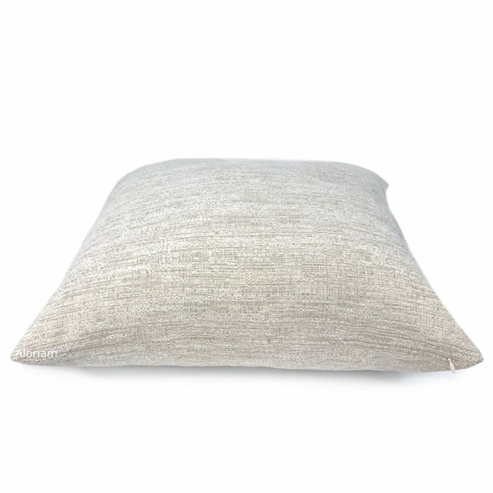 Irving Oatmeal Chenille Pillow Cover - Aloriam