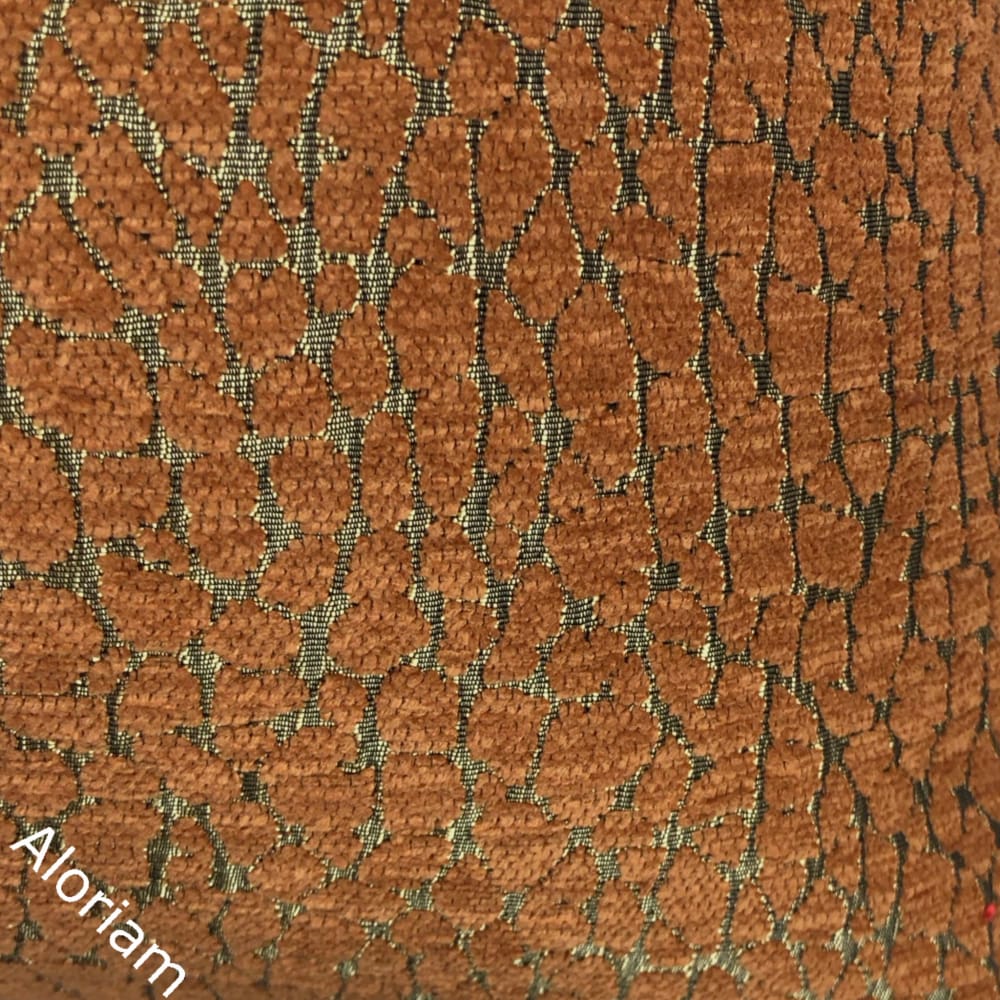 Ivan Cognac Brown Chenille Pillow Cover - Aloriam