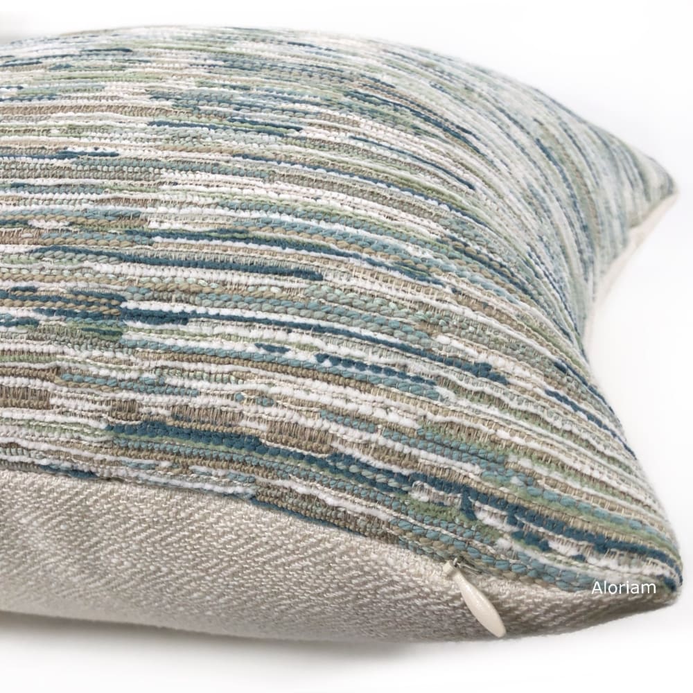 Jericho Green Brown Cream Texture Pillow Cover - Aloriam