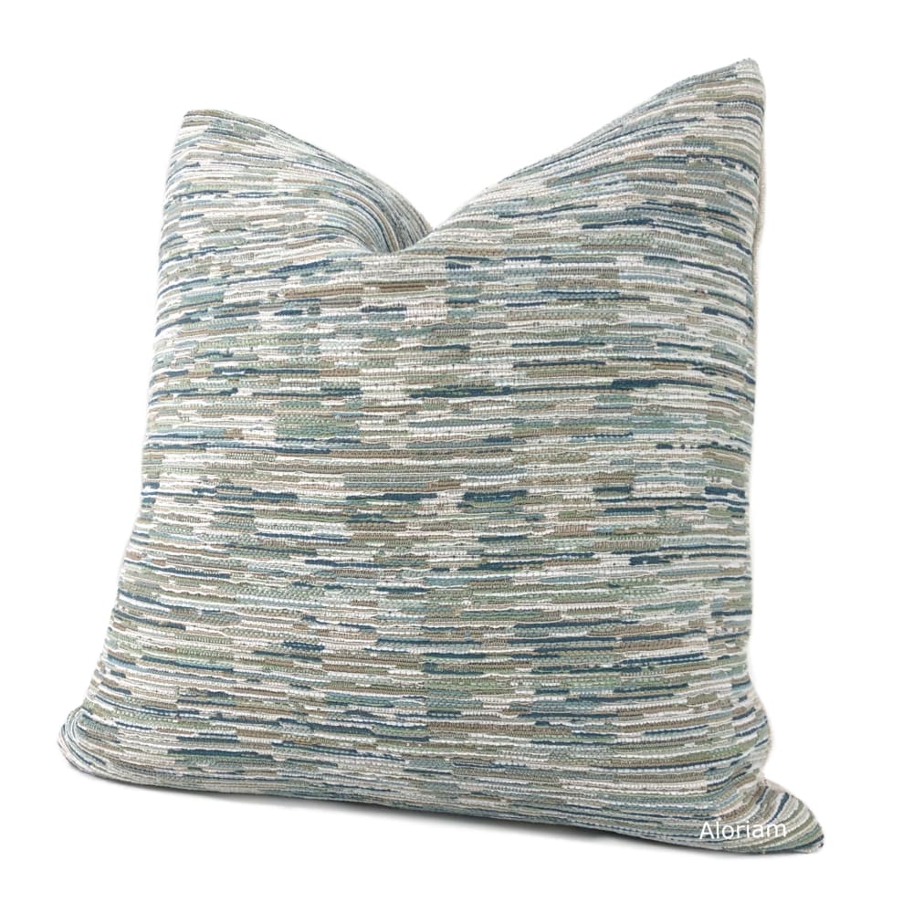 Jericho Green Brown Cream Texture Pillow Cover - Aloriam