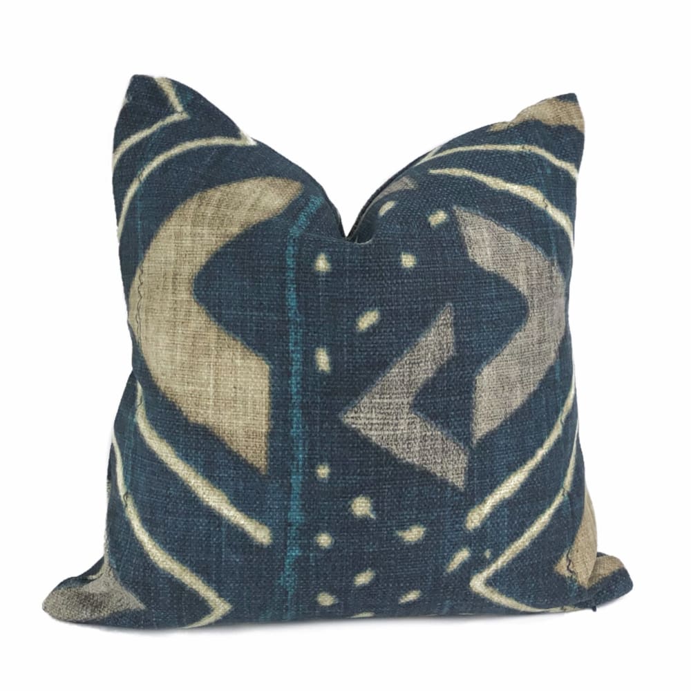 Jula African Tribal Mali Mudcloth Cotton Print Pillow Cover - Aloriam