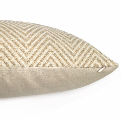 Kravet Candice Olson Entrigued Ginger & Cream Herringbone Pillow Cover - Aloriam