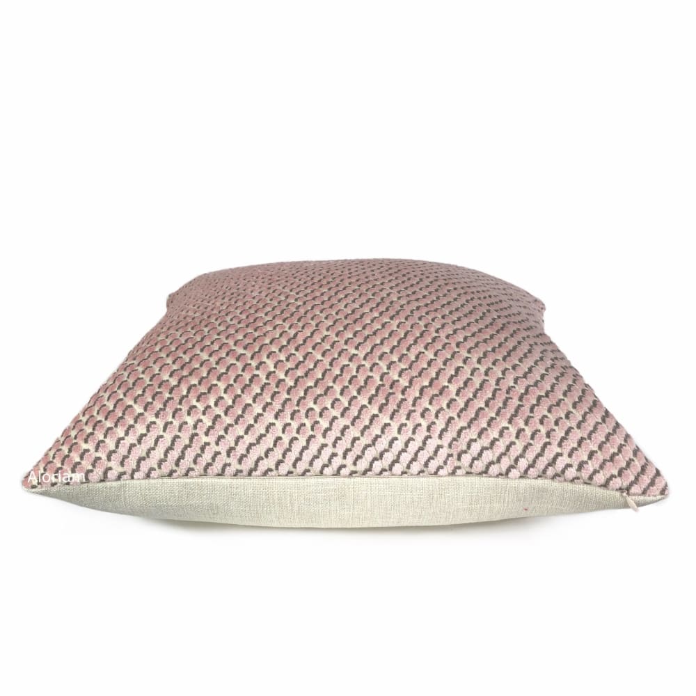 Kravet Kate Spade Mazzy Dot Blush Pink Velvet Dots Pillow Cover - Aloriam