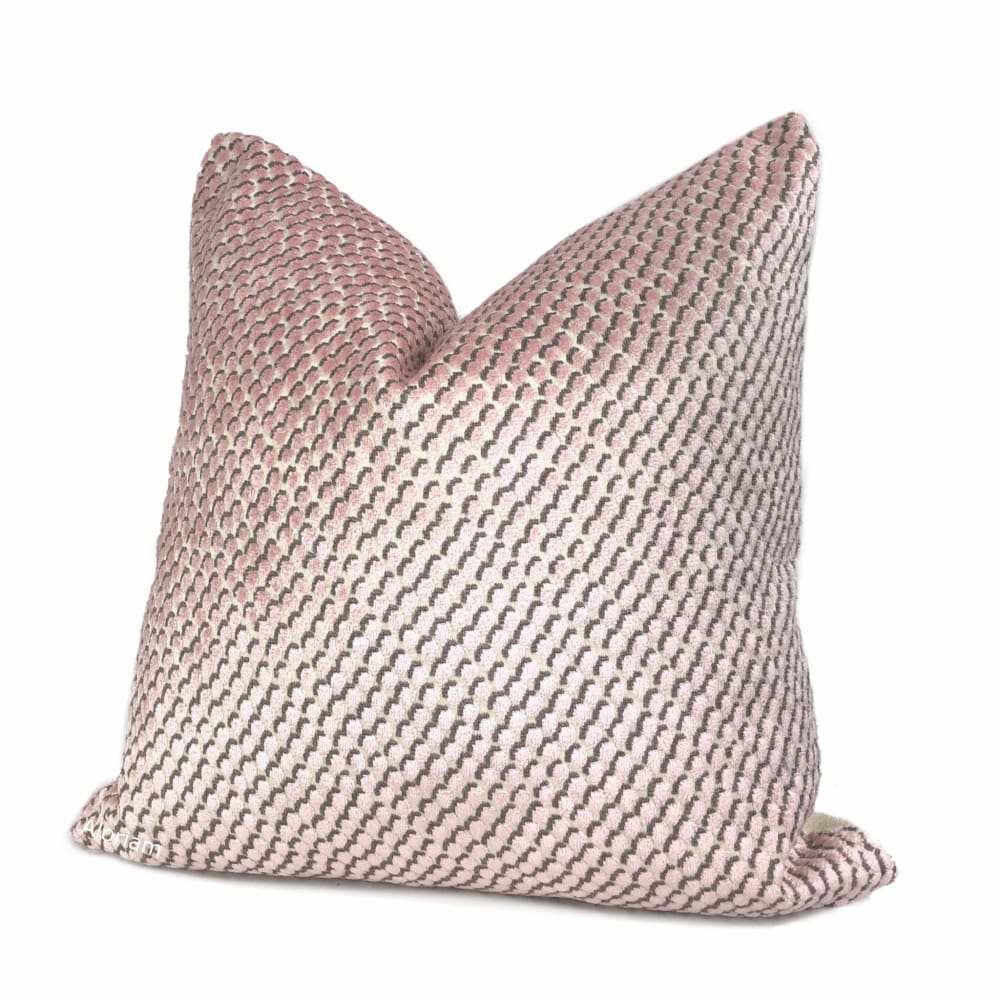 Kravet Kate Spade Mazzy Dot Blush Pink Velvet Dots Pillow Cover - Aloriam