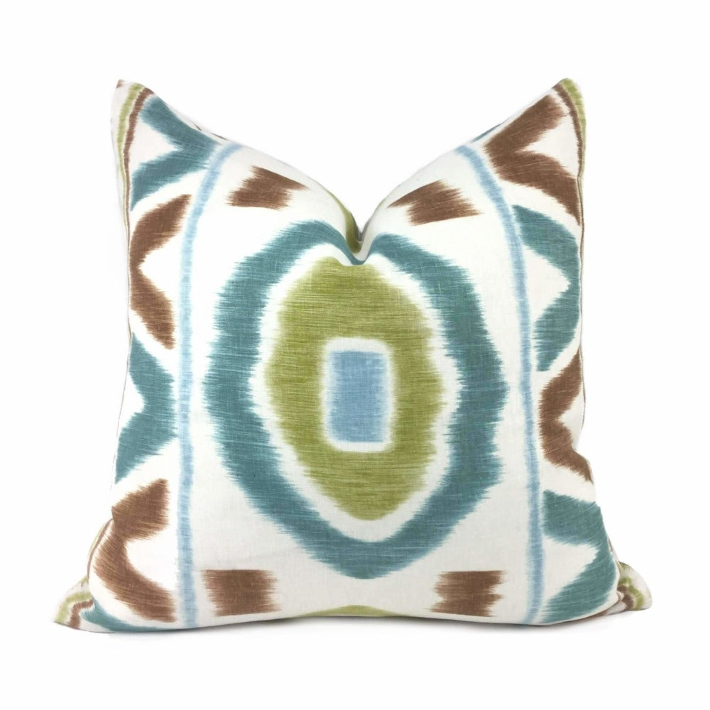 Kravet Prospect Capri Ikat Tribal Motif Pillow Cover