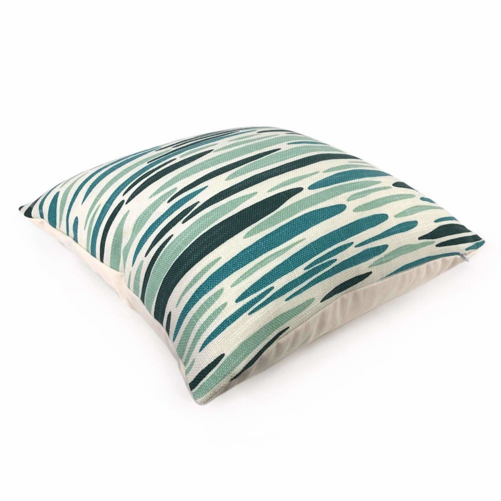 Lulu DK Island Sea Green Aqua Teal Pillow Cover Cushion Pillow Case Euro Sham 16x16 18x18 20x20 22x22 24x24 26x26 28x28 Lumbar Pillow 12x18 12x20 12x24 14x20 16x26 by Aloriam