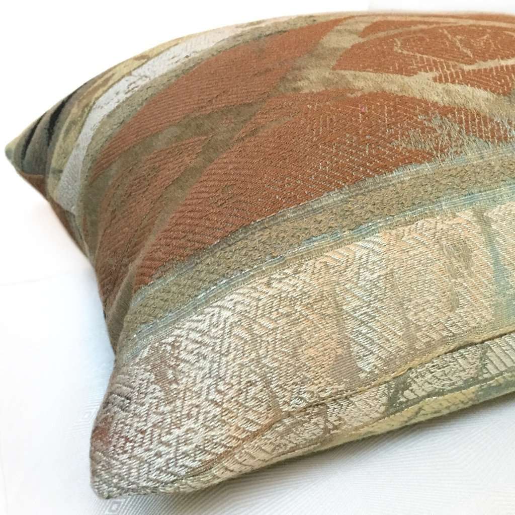 Designer Archeology Earth Tones Ikat Ethnic Pillow Cover