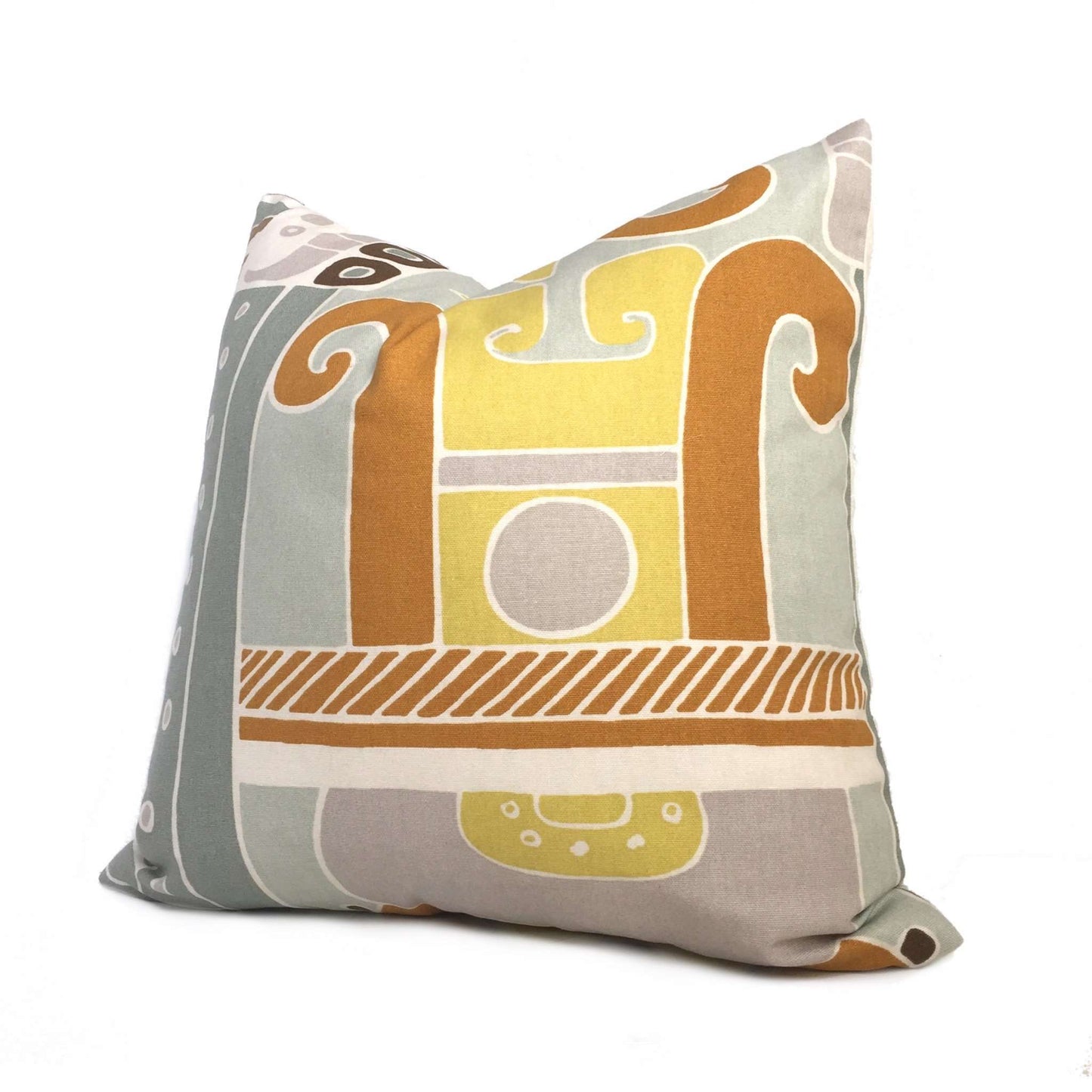 Modern Central American Aztec Ethnic Motif Pillow Cover Cushion Pillow Case Euro Sham 16x16 18x18 20x20 22x22 24x24 26x26 28x28 Lumbar Pillow 12x18 12x20 12x24 14x20 16x26 by Aloriam