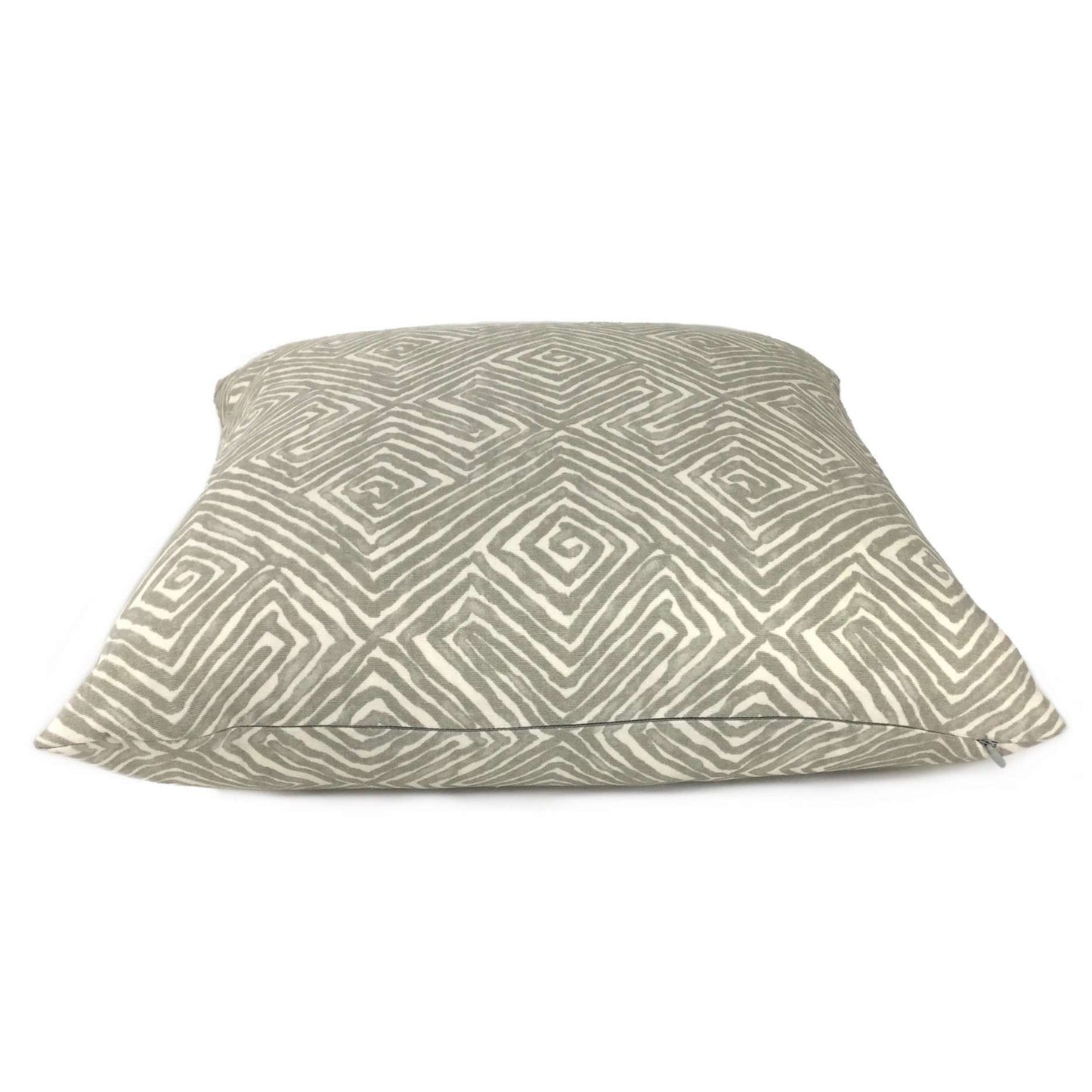 Nate Berkus Tribal Maze Gray Cream Cotton Print Pillow Sham