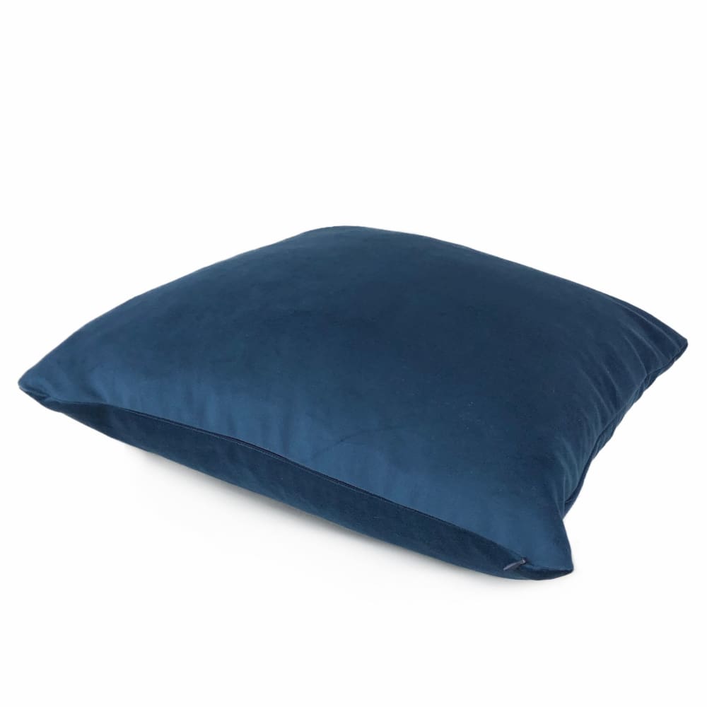 Ocean Blue Brooklyn Velvet Pillow Cushion Cover - Aloriam