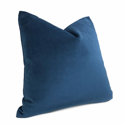 Ocean Blue Brooklyn Velvet Pillow Cushion Cover - Aloriam