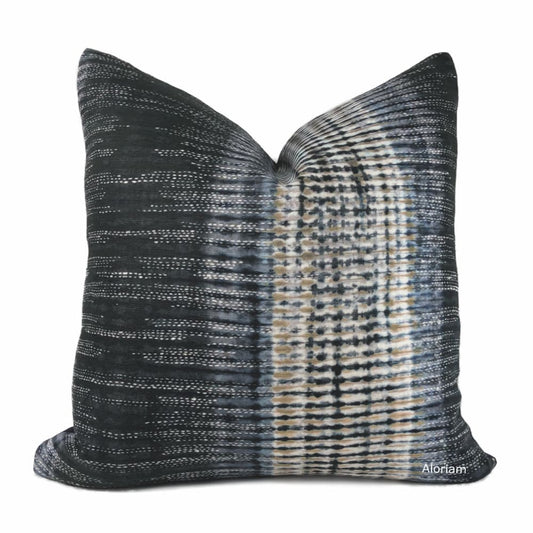 Pierre Frey Argoun Nuit Ethnic Stripe Pillow Cover - Aloriam