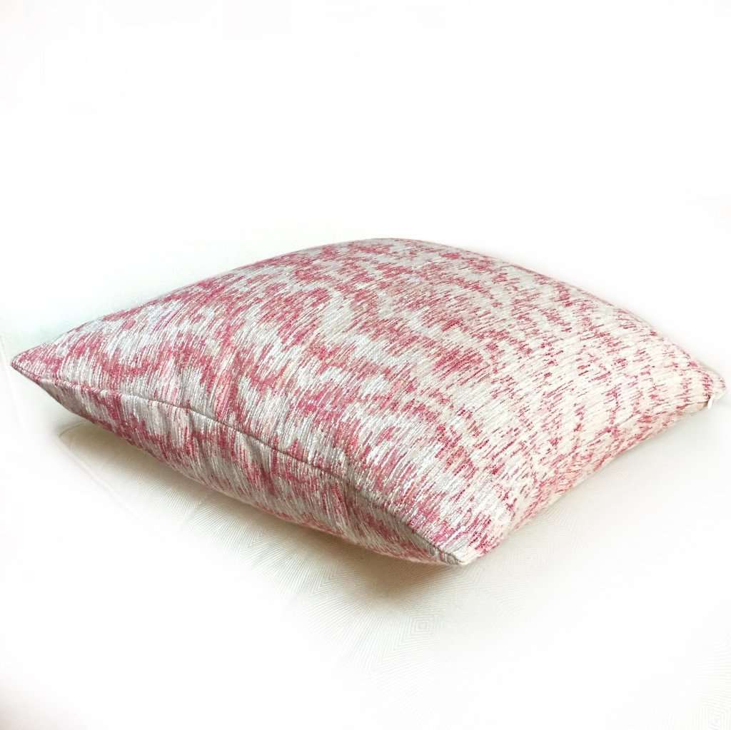 Pink Ivory Abstract Texture Pillow Cover, Fits 18x18" 20x20" Cushion Inserts Cushion Pillow Case Euro Sham 16x16 18x18 20x20 22x22 24x24 26x26 28x28 Lumbar Pillow 12x18 12x20 12x24 14x20 16x26 by Aloriam