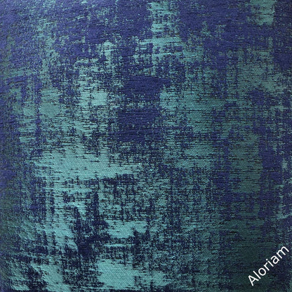 Prisma Aqua Ultramarine Blue Modern Texture Pillow Cover - Aloriam