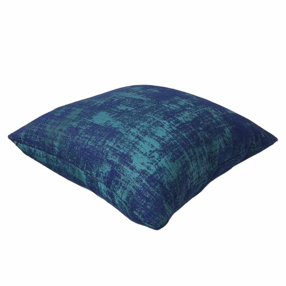 Prisma Aqua Ultramarine Blue Modern Texture Pillow Cover - Aloriam