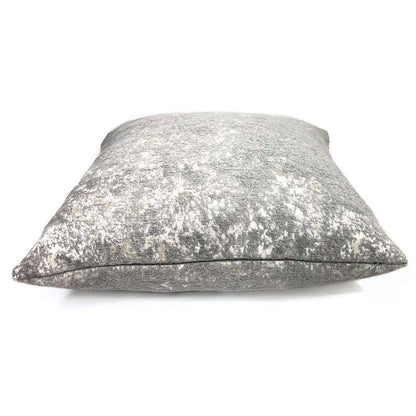 Ainsley Dove Gray Silver Patina Abstract Texture Cushion 16x16 18x18 20x20 22x22 24x24 26x26 28x28