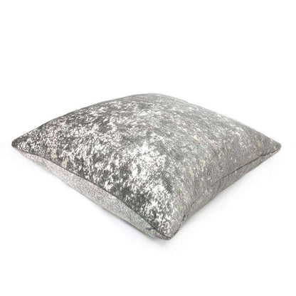 Ainsley Dove Gray Silver Patina Abstract Texture Pillow Cover Cushion Pillow Case Euro Sham 16x16 18x18 20x20 22x22 24x24 26x26 28x28 Lumbar Pillow 12x18 12x20 12x24 14x20 16x26 by Aloriam