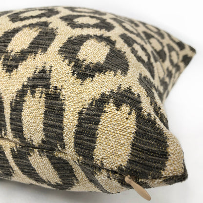 Razul Dark Brown & Tan “O” Dots Pillow Cover