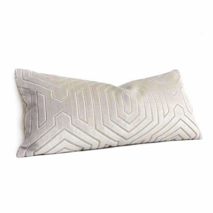 Robert Allen Beacon Hill Primo Cream Contoured Velvet Pillow Cover - Aloriam