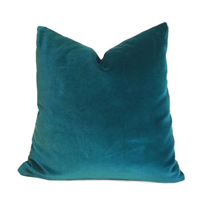 Robert Allen Bengal Lattice Peacock Teal Green Geometric Italian Cut Velvet Pillow Cover Cushion Pillow Case Euro Sham 16x16 18x18 20x20 22x22 24x24 26x26 28x28 Lumbar Pillow 12x18 12x20 12x24 14x20 16x26 by Aloriam