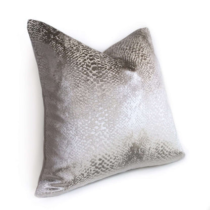 Robert Allen Hidden World Zinc Silver Gray Velvet Pillow Cushion Cover Cushion Pillow Case Euro Sham 16x16 18x18 20x20 22x22 24x24 26x26 28x28 Lumbar Pillow 12x18 12x20 12x24 14x20 16x26 by Aloriam