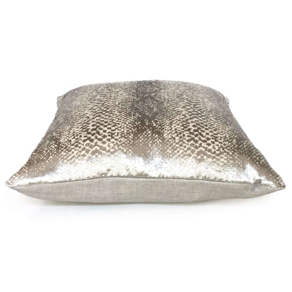 Robert Allen Hidden World Zinc Silver Gray Velvet Pillow Cushion Cover Cushion Pillow Case Euro Sham 16x16 18x18 20x20 22x22 24x24 26x26 28x28 Lumbar Pillow 12x18 12x20 12x24 14x20 16x26 by Aloriam