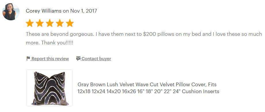 Robert Allen Lush Wave Gray Brown Italian Cut Velvet Pillow Cover Cushion Pillow Case Euro Sham 16x16 18x18 20x20 22x22 24x24 26x26 28x28 Lumbar Pillow 12x18 12x20 12x24 14x20 16x26 by Aloriam