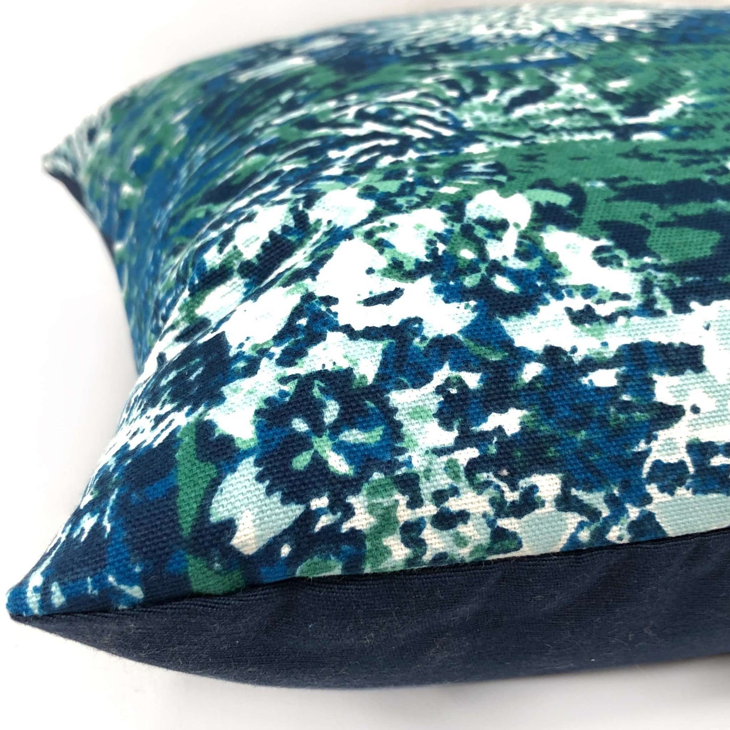 Robert Allen Fezara Modern Green Blue Floral Euro Sham Pillow Case 24x24 26x26 28x28