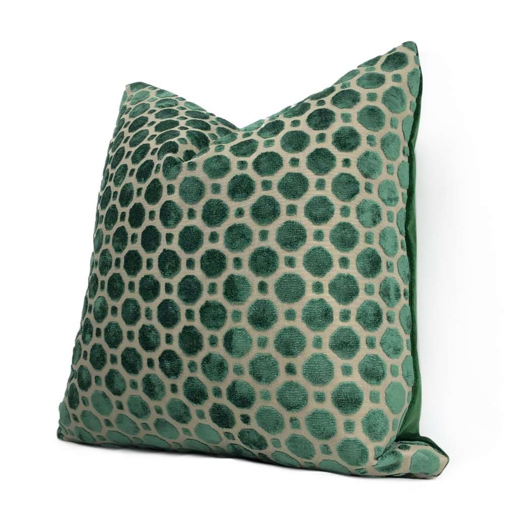 Aloe Green Chenonceau Pillow Covers 18x18, 20x20 or 22x22 Eurosham or Lumbar Pillow, Schumacher outlet Made to order pillow cover throw