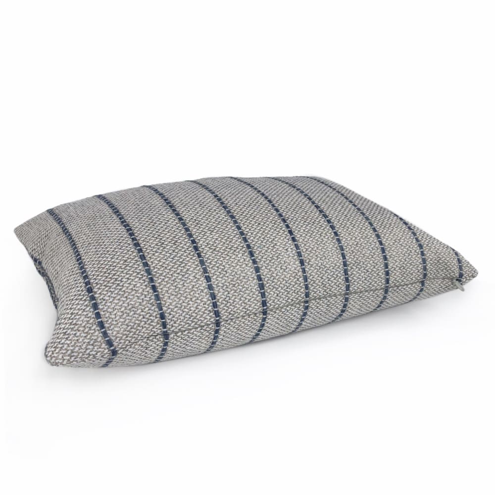 Rockwell Gray Blue Stripe Pillow Cover - Aloriam