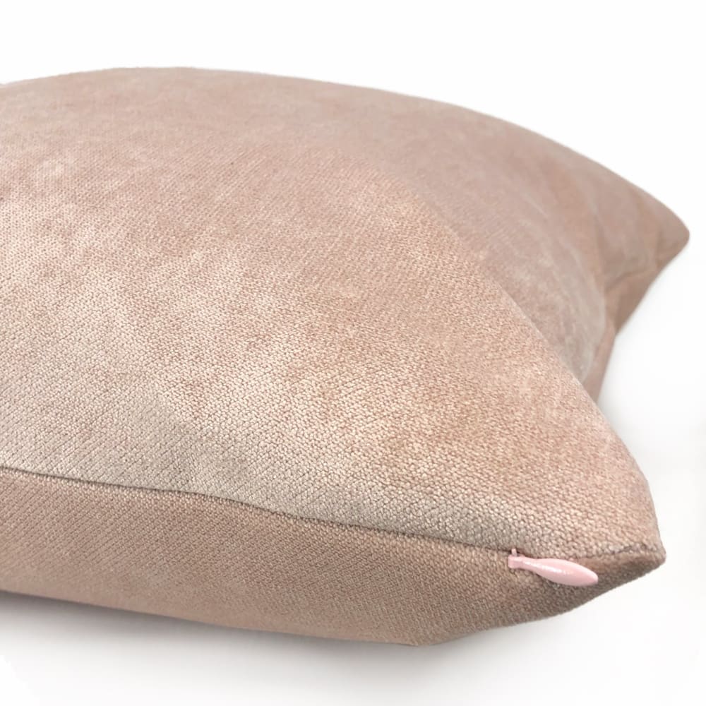 Rose Blush Pink Chenille Pillow Cover - Aloriam