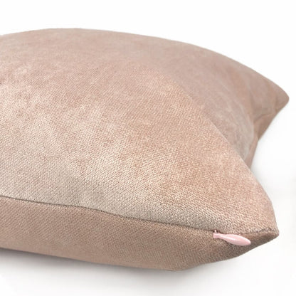 Rose Blush Pink Chenille Pillow Cover - Aloriam