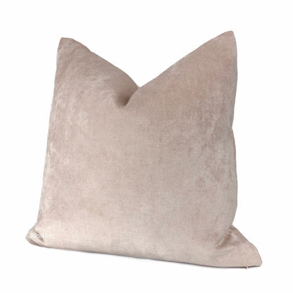 Rose Blush Pink Chenille Pillow Cover - Aloriam