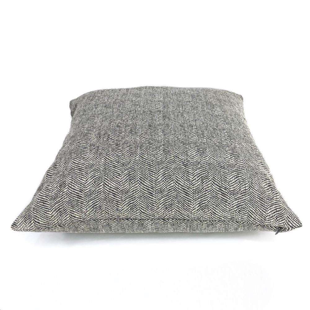 Salt & Pepper Wavy Herringbone Chenille Cushion 16x16 18x18 20x20 22x22 24x24 26x26 28x28