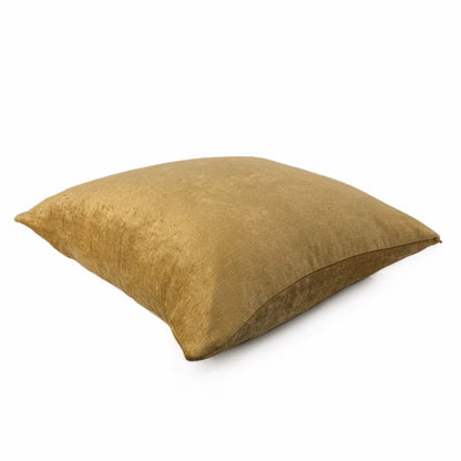 San Marco Amber Gold Chenille Pillow Cover - Aloriam