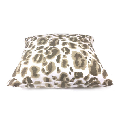 Lacefield Designs Brown White Leopard Print Lumbar Pillow 12x18 12x20 12x24 14x20 16x26