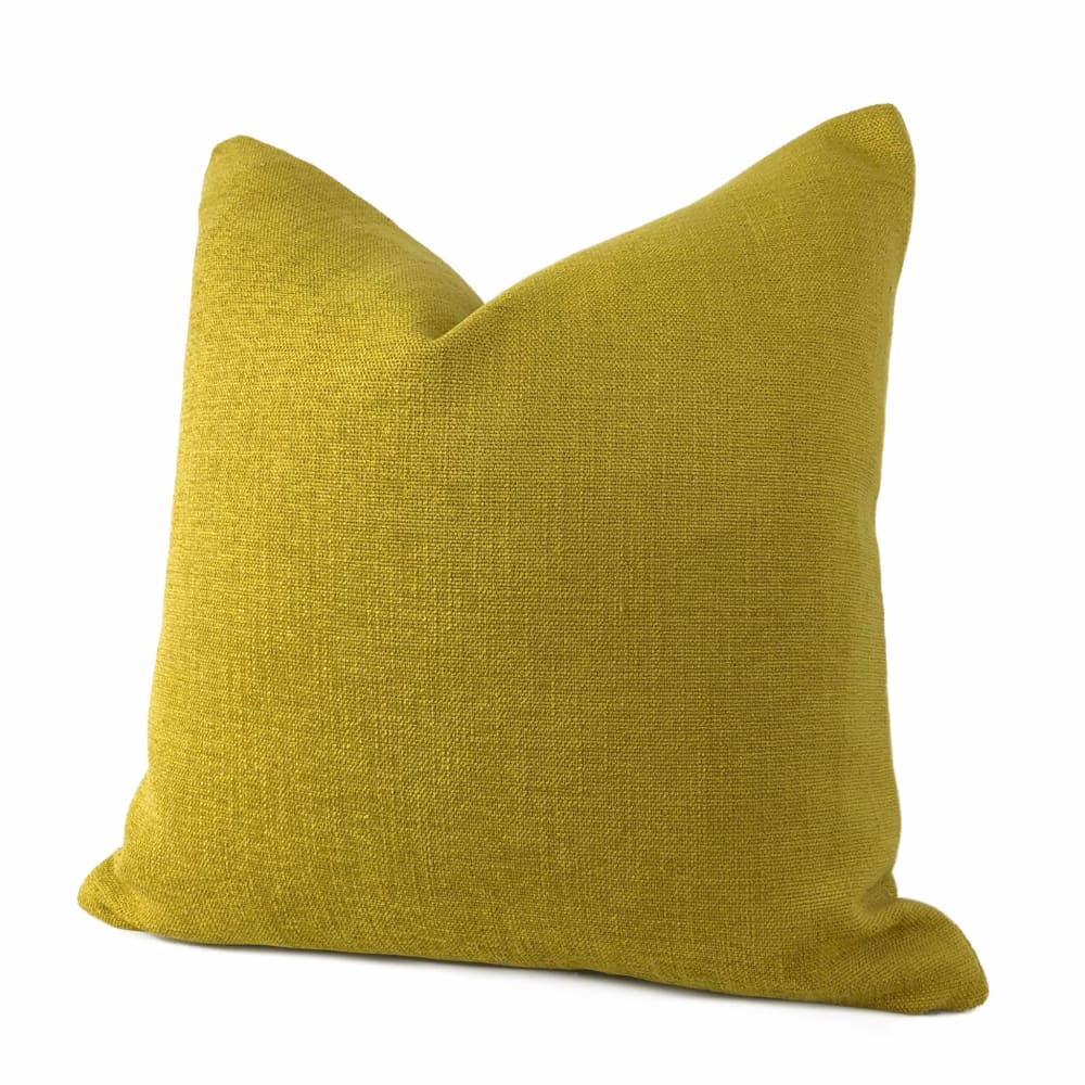 Solid Curry Mustard Yellow Pillow Cover - Aloriam