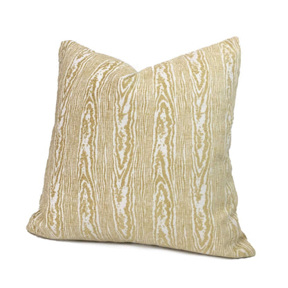 Suburban Home Citron Yellow Faux Bois Woodgrain Pattern Texture Upholstery Pillow Cover Cushion Pillow Case Euro Sham 16x16 18x18 20x20 22x22 24x24 26x26 28x28 Lumbar Pillow 12x18 12x20 12x24 14x20 16x26 by Aloriam