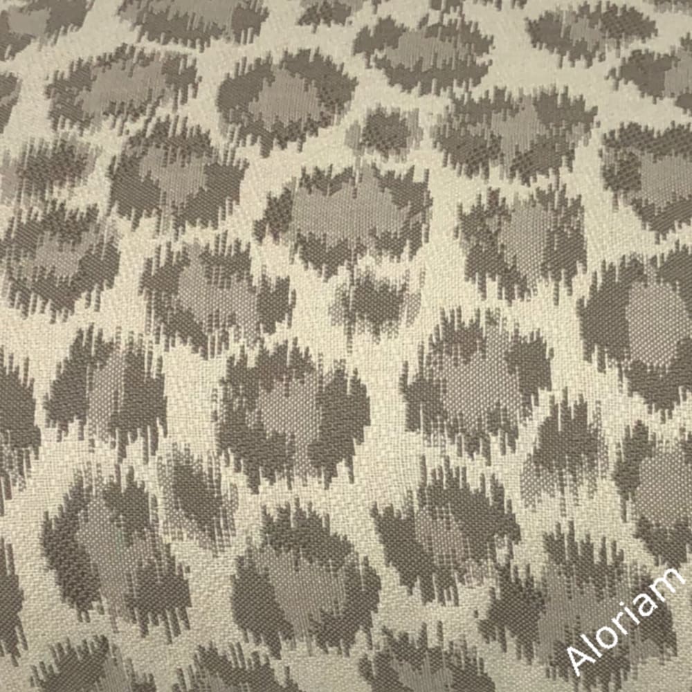 Sunbrella Taupe Brown Cream Leopard Spot Pillow Cover (Performance fabric) - Aloriam