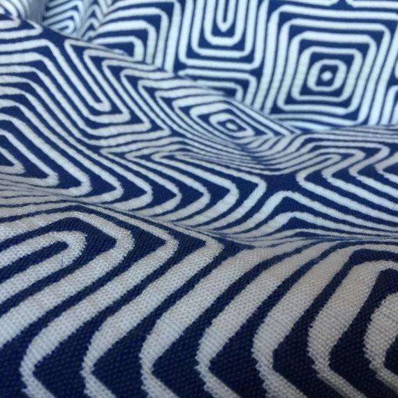 Trina Turk Schumacher Amazing Maze Blue White Geometric Pillow Cushion Cover Cushion Pillow Case Euro Sham 16x16 18x18 20x20 22x22 24x24 26x26 28x28 Lumbar Pillow 12x18 12x20 12x24 14x20 16x26 by Aloriam