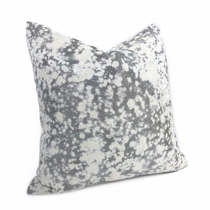 Vilero Shimmer Gray Abstract Pillow Cover Cushion Pillow Case Euro Sham 16x16 18x18 20x20 22x22 24x24 26x26 28x28 Lumbar Pillow 12x18 12x20 12x24 14x20 16x26 by Aloriam