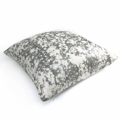 Vilero Shimmer Gray Abstract Pillow Cover Cushion Pillow Case Euro Sham 16x16 18x18 20x20 22x22 24x24 26x26 28x28 Lumbar Pillow 12x18 12x20 12x24 14x20 16x26 by Aloriam