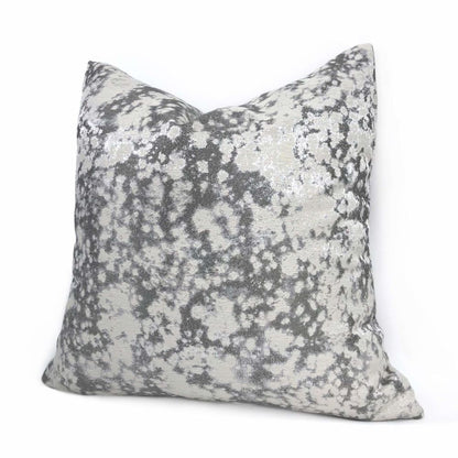 Vilero Shimmer Gray Abstract Pillow Cover Cushion Pillow Case Euro Sham 16x16 18x18 20x20 22x22 24x24 26x26 28x28 Lumbar Pillow 12x18 12x20 12x24 14x20 16x26 by Aloriam