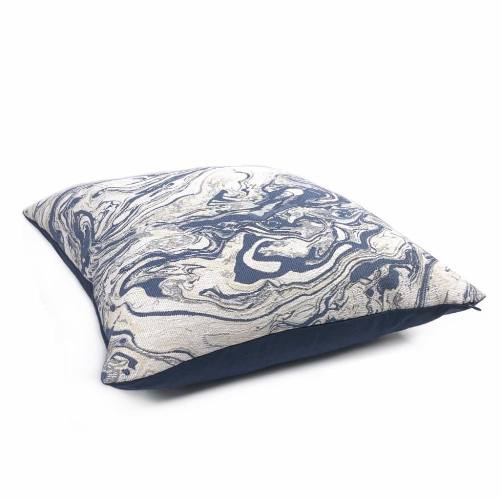 Zephyr Blue Atmospheric Swirls Pillow Cover - Aloriam