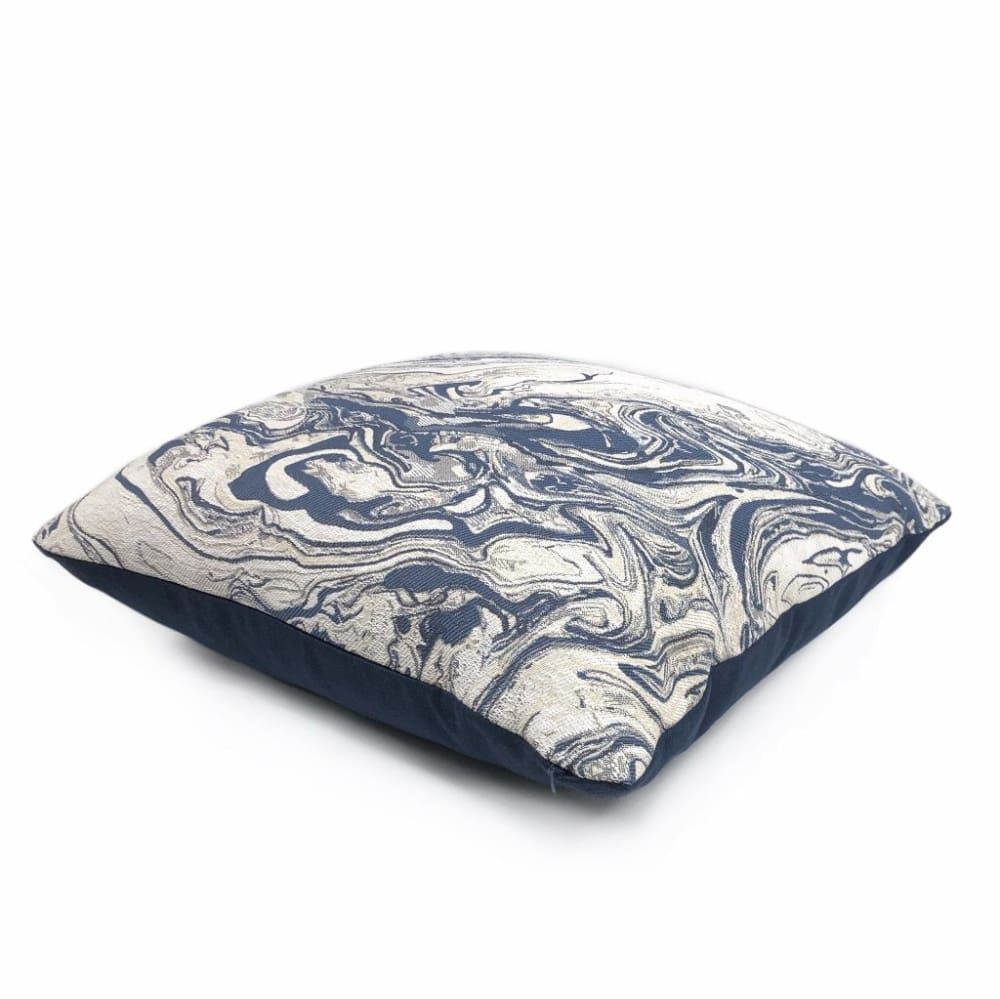 Zephyr Blue Atmospheric Swirls Pillow Cover - Aloriam