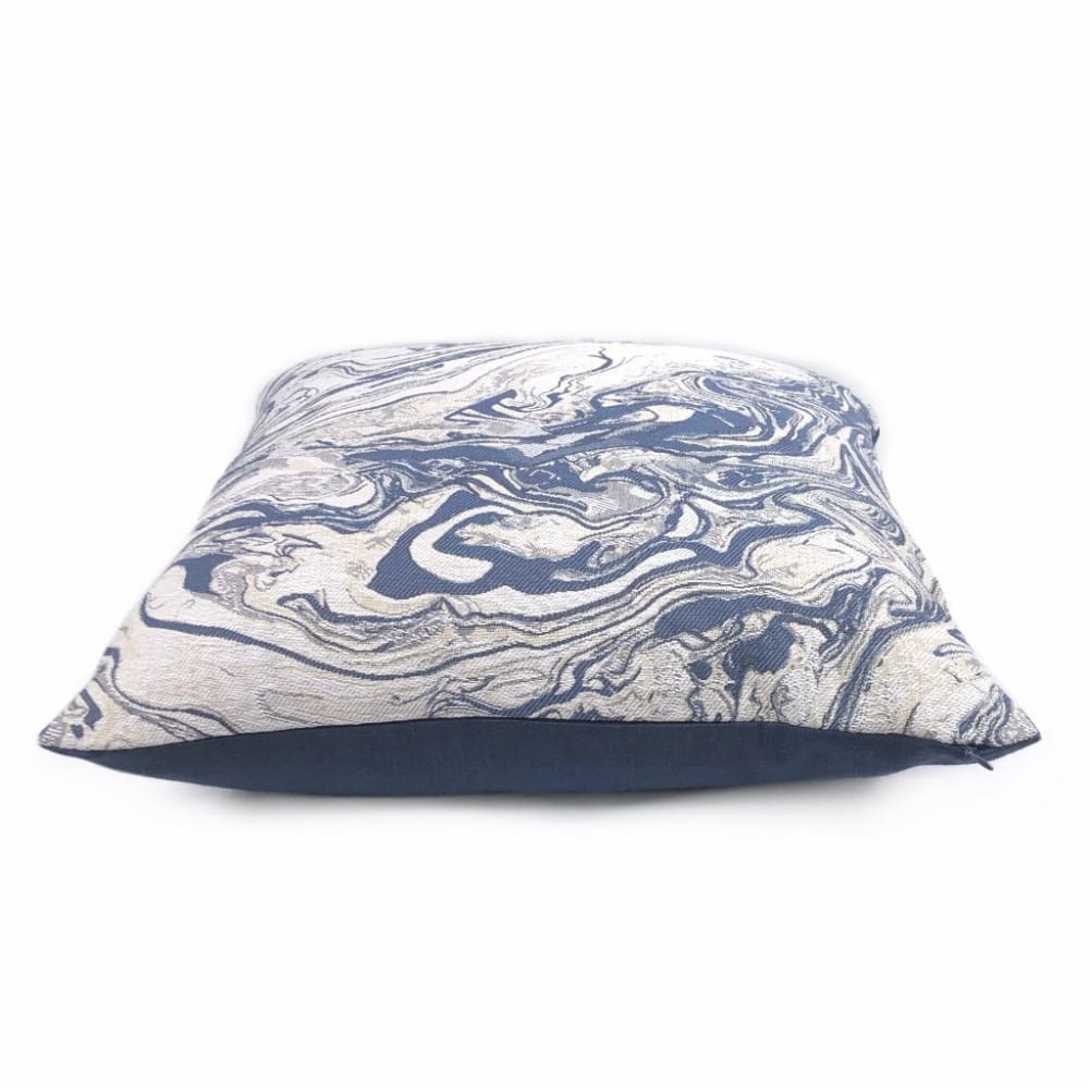 Zephyr Blue Atmospheric Swirls Pillow Cover - Aloriam